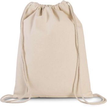 DRAWSTRING BAG WITH THICK STRAPS Natural U