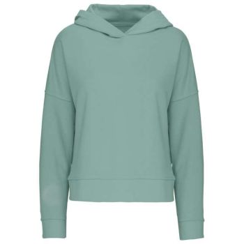 LADIES' ORGANIC LOUNGE HOODIE Sage L/XL