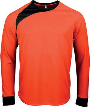 UNISEX LONG-SLEEVE GOALKEEPER TOP Fluorescent Orange/Black XS