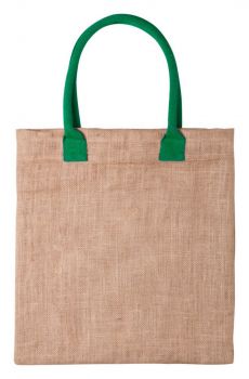 Kalkut shopping bag green , natural