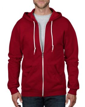 ADULT FULL-ZIP HOODED FLEECE Independence Red M