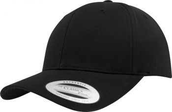 Flexfit | Zahnutá klasická Snapback kšiltovka black onesize