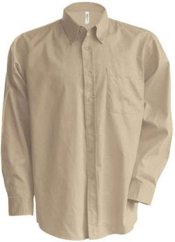 NEVADA II - LONG SLEEVE SHIRT Beige L