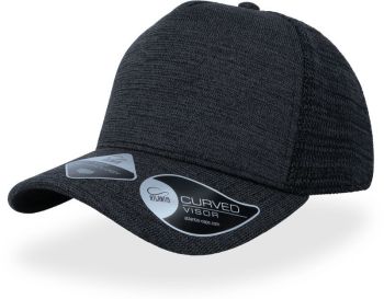 Atlantis | 5 panelová Trucker kšiltovka "Knit Cap" dark grey/black onesize