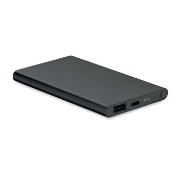 POWERFLAT C Powerbanka Type C 4000 mAh black