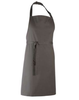 'COLOURS COLLECTION’ BIB APRON Dark Grey U