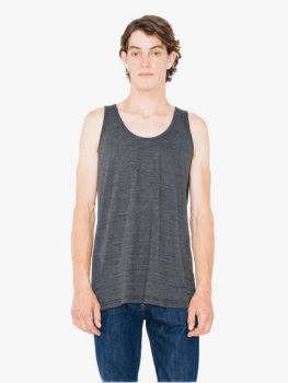 UNISEX TRI-BLEND TANK TOP Tri-Black S