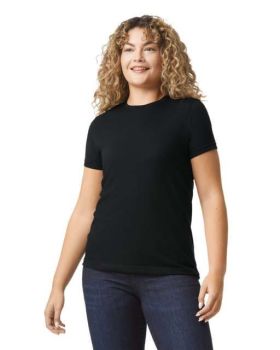 SOFTSTYLE® CVC WOMEN'S T-SHIRT Pitch Black L