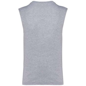 ECO-FRIENDLY MEN SLEEVELESS T-SHIRT Oxford Grey M