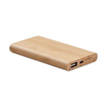 ARENAPOWER C Bambusová powerbanka 4000 mAh wood