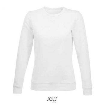 SOL'S SULLY WOMEN - ROUND-NECK SWEATSHIRT White 2XL