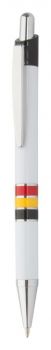 National ballpoint pen white , multicolour