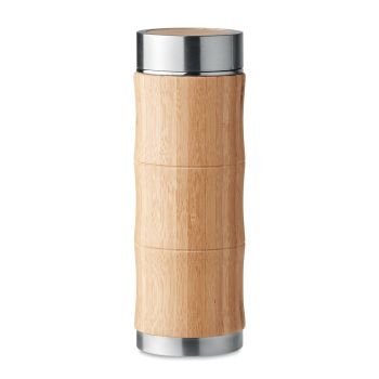 BRANCA Dvoustěnná láhev 350ml wood