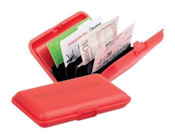 Terun credit card holder red