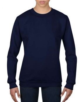 WOMEN'S CREWNECK FLEECE Navy L