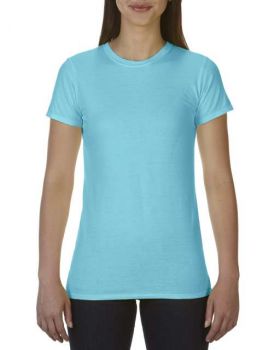 LADIES' LIGHTWEIGHT FITTED TEE Lagoon Blue M