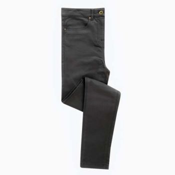 LADIES' PERFORMANCE CHINO JEAN Charcoal XS