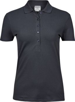 Tee Jays | Dámské luxusní elastické piqué polo z těžké bavlny dark grey M