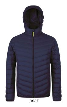 SOL'S RAY MEN - LIGHT HOODED DOWN JACKET French Navy M