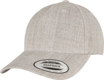 Flexfit | 5 panelová Snapback kšiltovka heather grey onesize