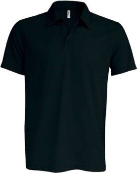 MEN'S SHORT-SLEEVED POLO SHIRT Black M