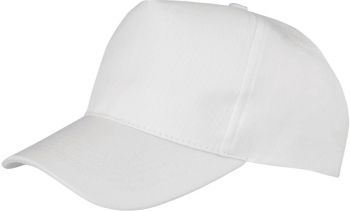 Result Headwear | Dětská 5 panelová kšiltovka white onesize