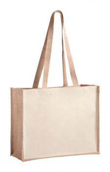 Rotin shopping bag beige