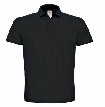 B&C | Piqué polo black L