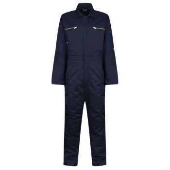 PRO ZIP FASTEN INSULATED COVERALL Navy S