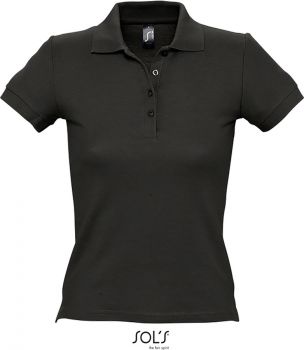 SOL'S | Dámské piqué polo black M