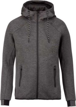 MEN'S HOODED SWEATSHIRT Deep Grey Heather L