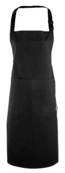 FAIRTRADE BIB APRON Black U