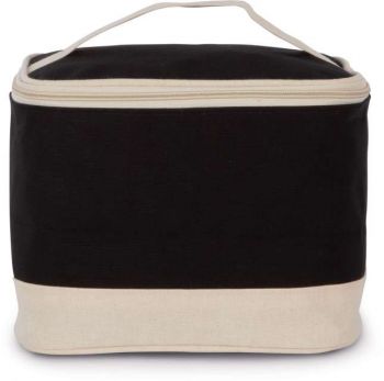 VANITY CASE IN COTTON Black/Natural U