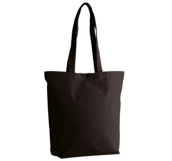 ORGANIC COTTON TOTE BAG Black U