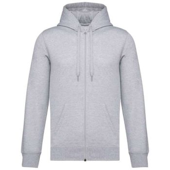 UNISEX FULL ZIP HOODIE Oxford Grey L