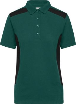 James & Nicholson | Dámské pracovní polo - Strong dark green/black S