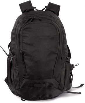 LEISURE BACKPACK WITH HELMET HOLDER Black/Black U