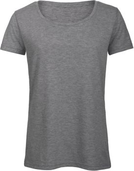 B&C | Dámské tričko heather light grey L